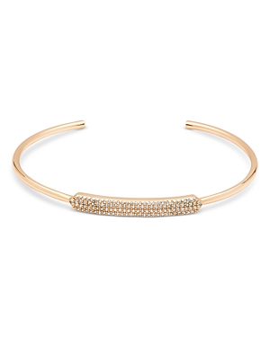 Shop Ettika Pave Dazzle Bar Cuff Bracelet In Gold