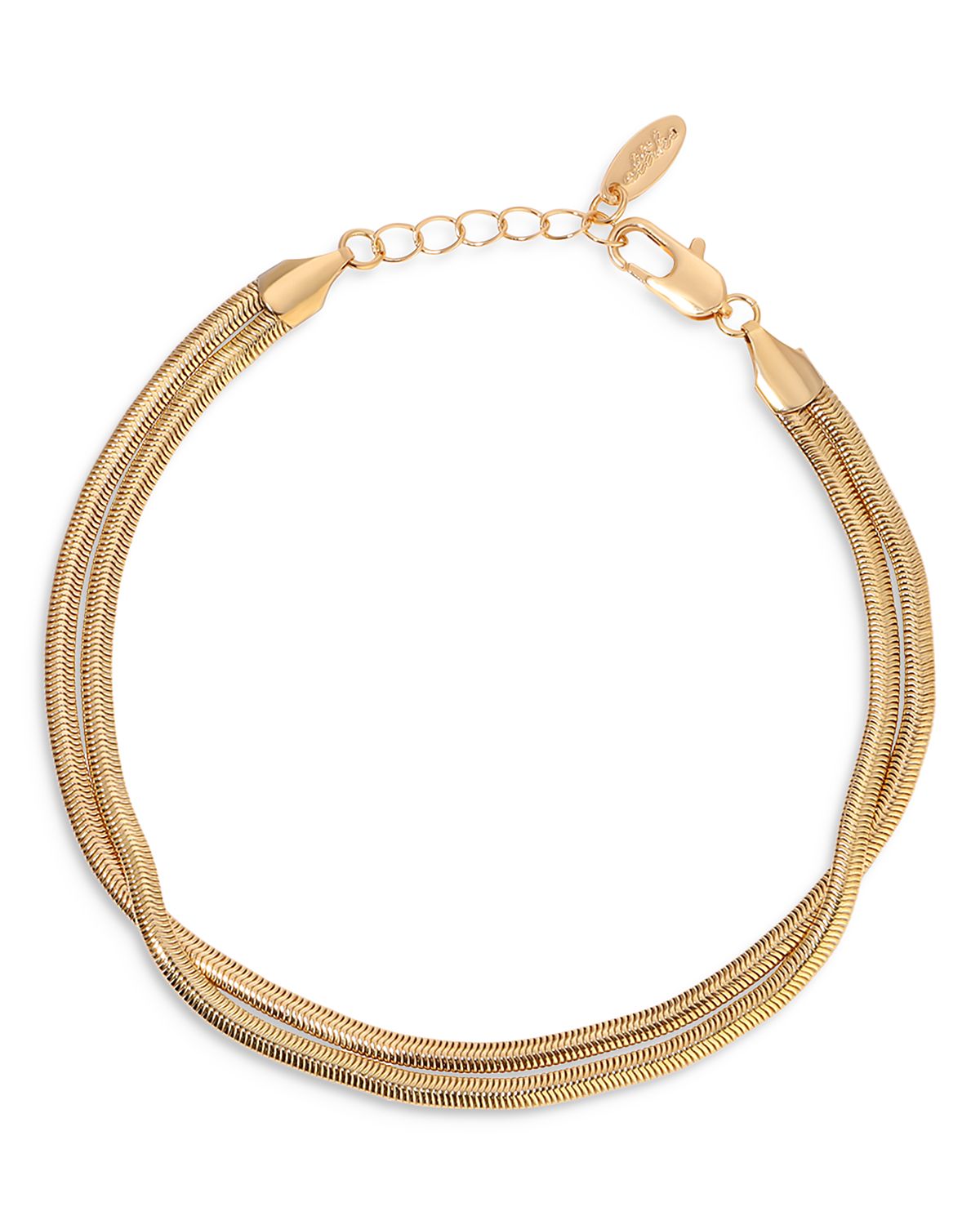 Ettika Slinky Snake Double Chain Anklet