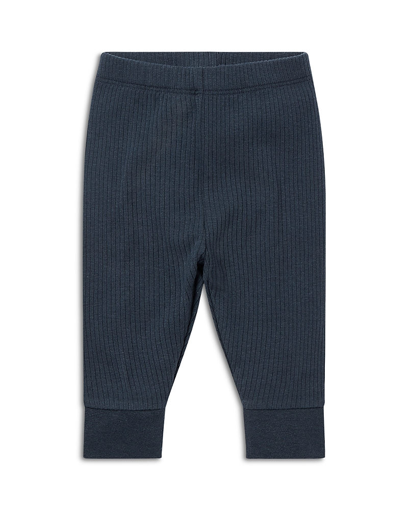 Mori Unisex Stretch Ribbed Leggings - Baby In Navy