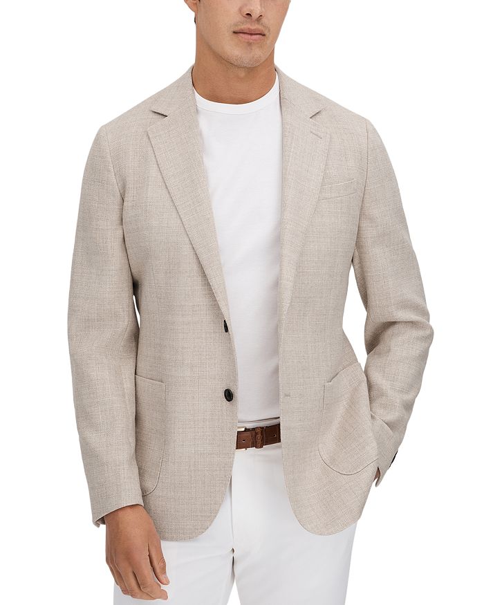 Rapid Slim Fit Notch Lapel Beige Blazer main image 0