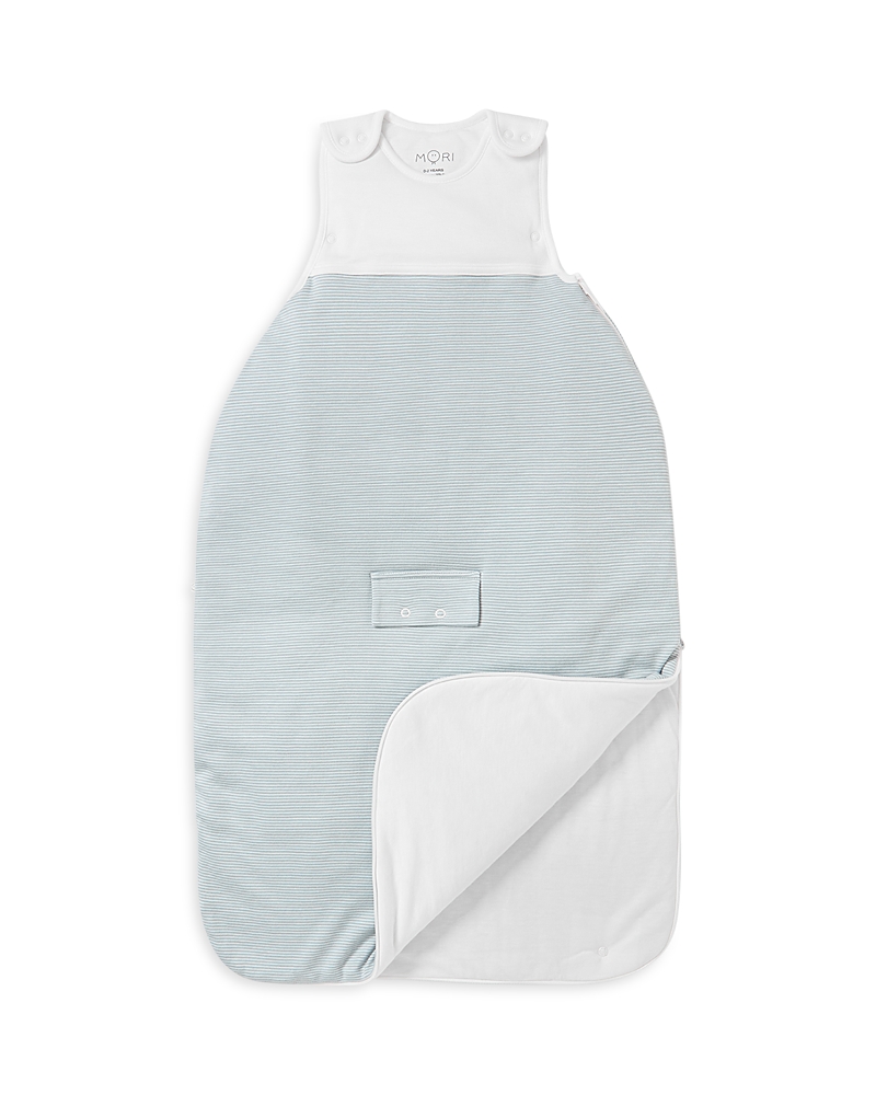 Shop Mori Clever Sleep Sack 1.5 Tog - Baby In Blue Stripe