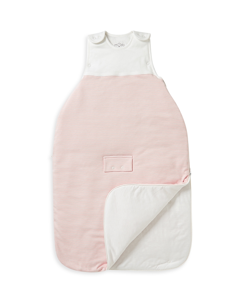 Mori Unisex Clever Sleep Sack 1.5 Tog - Baby In Blush Stripe