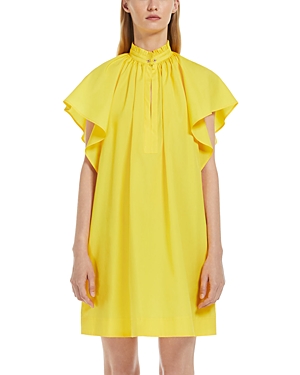 Shop Max Mara Studio Sospiro Dress In Yellow