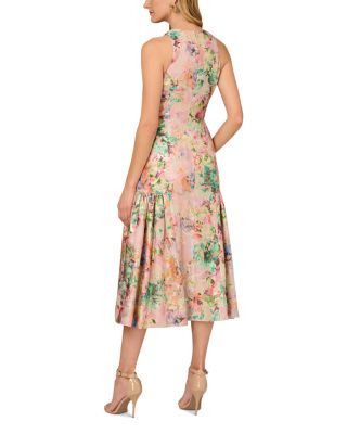 セブンイレブン 冬ギフト 2025 Aidan Mattox Floral Print Jacquard Midi Dress | Bloomingdale's スーツ・フォーマル・ドレス
