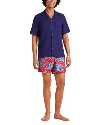 Short Sleeved Solid Linen Shirt