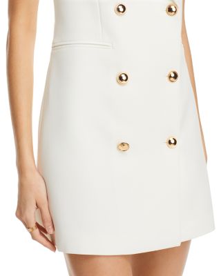 Whisper Sleeveless Tux Mini Dress