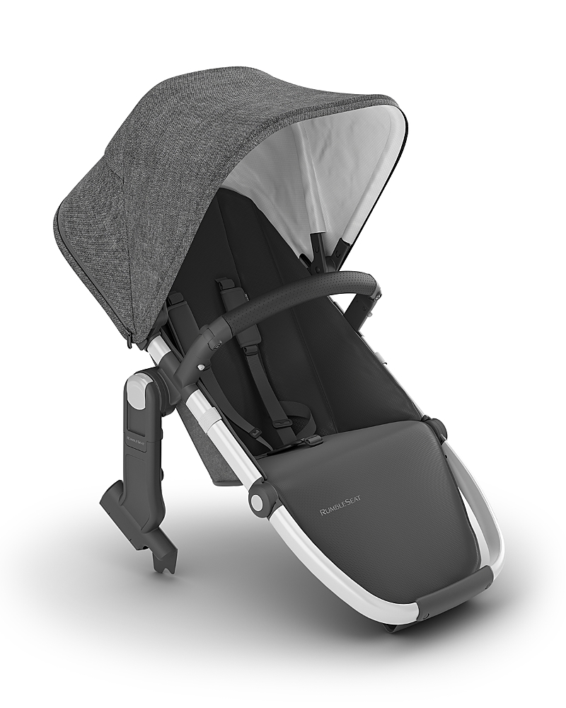 Uppababy Rumble Seat V2+ In Jordan - Charcoal Melange/silver Frame