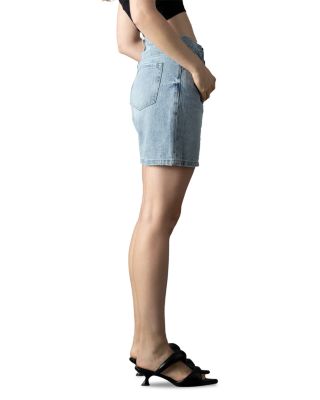 Flex Back Denim Shorts