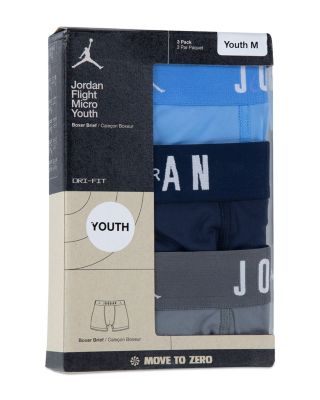 Boys' Flight Poly Core Boxer Briefs, Pack of 3  - Big Kid