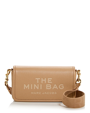 Marc Jacobs The Mini Bag Leather Crossbody In Camel