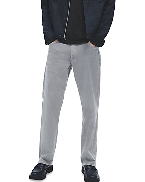 Shop Rag & Bone Aero Stretch Straight Fit Jeans In Gray In Grey