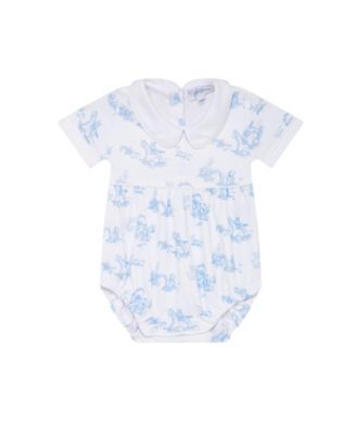 Boys' Blue Toile Bubble - Baby