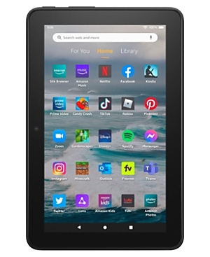 Shop Amazon Fire 7 Tablet With 7 Display And 16 Gb (2022) In Black