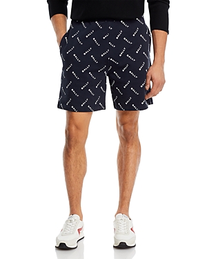 Bally Cotton Regular Fit Shorts In Blue