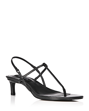 Shop Aqua Women's T Strap Slingback High Heel Sandals - 100% Exclusive In Black Leather