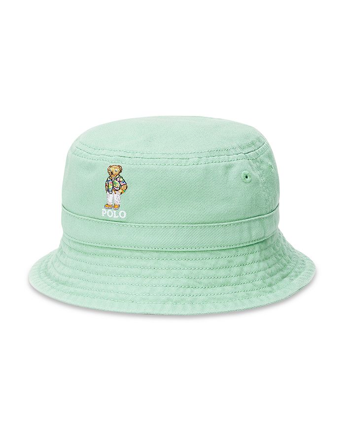 Ralph Lauren Baby Boys Chambray Bucket Hat in Blue