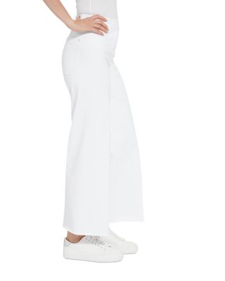 Erin High Rise Wide Leg Jeans in White