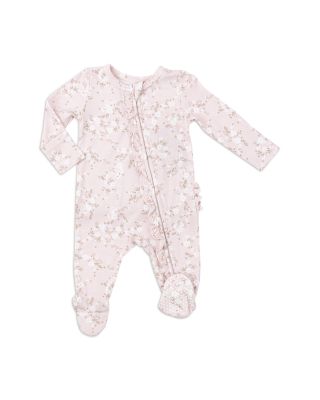 Angel Dear - Girls' Floaty Day Daisies Ruffled Front Footie - Baby