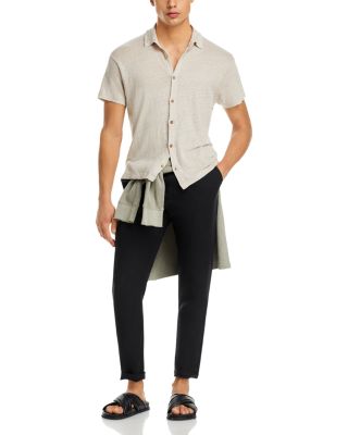 Ola Linen Knit Regular Fit Button Down Shirt
