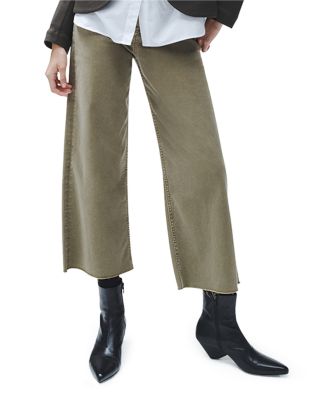 rag & bone - Andi High Rise Wide Leg Ankle Jeans