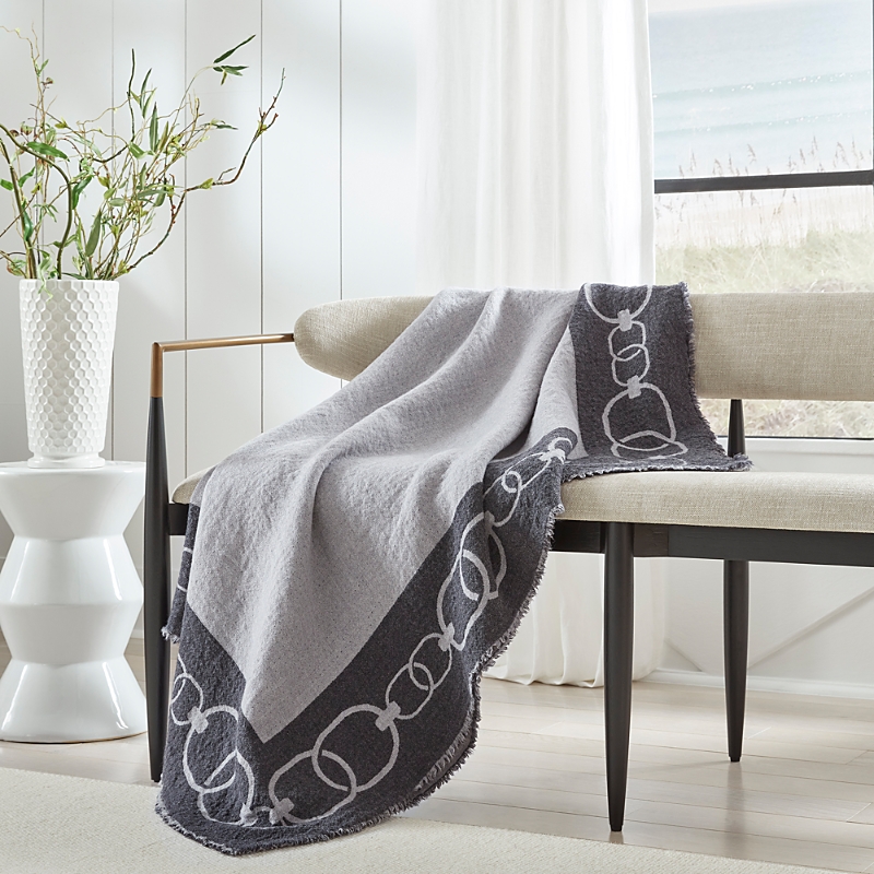 Sferra Eterna Throw In Grey