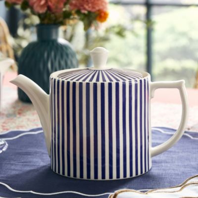 Blue Italian Steccato Teapot