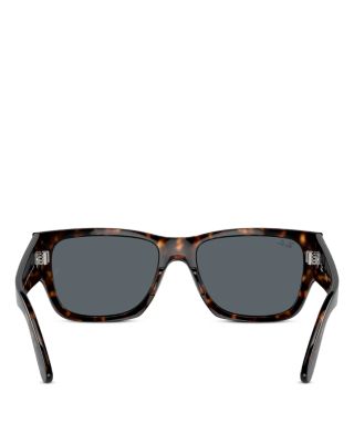 Carlos Rectangular Sunglasses, 56mm