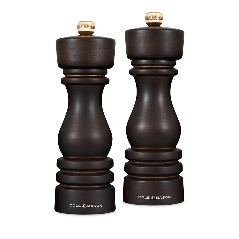 Cole & Mason London 7 Grinder Set In Dark Brown