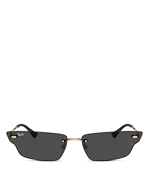 Shop Ray Ban Ray-ban Anh Butterfly Sunglasses, 63mm In Gray Solid