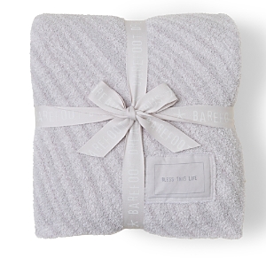 Barefoot Dreams Cozychic Covered In Prayer Inspiration Throw In Silver Ice