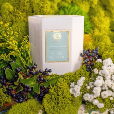 Elderflower Hexagonal Candle, 9 oz.