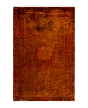 Bloomingdale's Fine Vibrance M1120 Area Rug, 4'2 X 6'3 In Orange