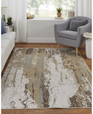 Feizy Aura AUR39LMF Area Rug, 3'11" x 6'