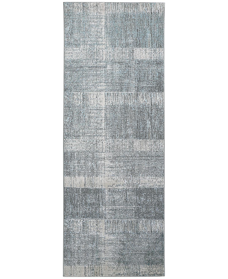 Shop Feizy Azure Azr3413f Runner Area Rug, 2'10 X 7'10 In White/gray