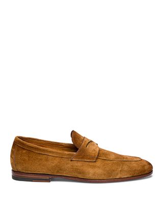 Carlos Suede Penny Loafers