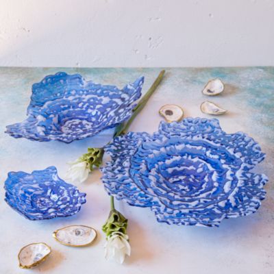 Ostrica Glass Blue Small Plate