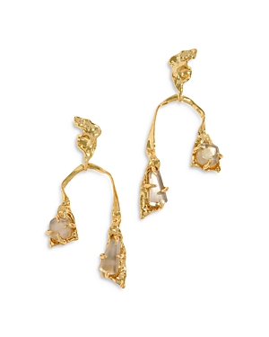 Alexis Bittar Balance Drop Earrings In Ivory/gold