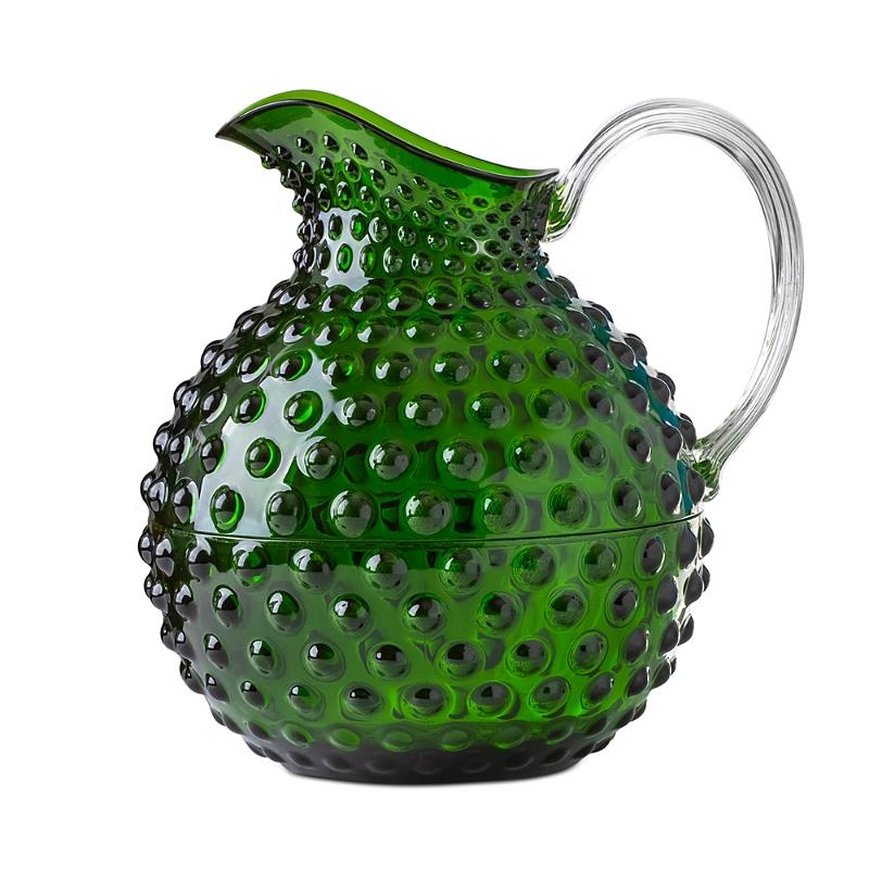 Mario Luca Giusti Sister Rosetta Acrylic Pitcher In Green
