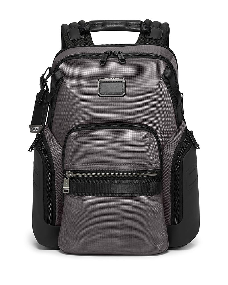 Tumi Men's Alpha Bravo Navigation Nylon Backpack In Charcoal