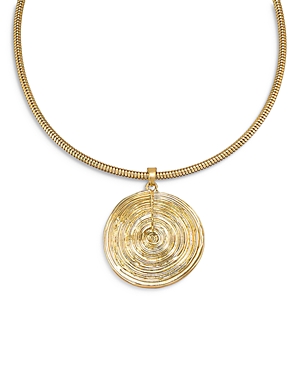 Shop Ettika Statement Disc Choker Necklace In 18k Gold Plated, 15