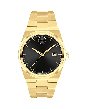 Shop Movado Bold Quest Watch, 40mm In Black/gold