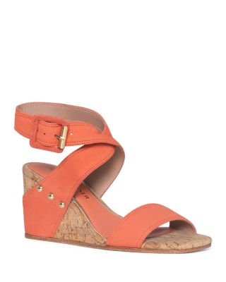 Donald Pliner - Women's Crisscross Ankle Strap Wedge Sandals