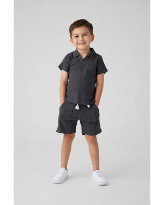 SOL ANGELES - Boys' Loop Terry Polo Shirt - Little Kid, Big Kid