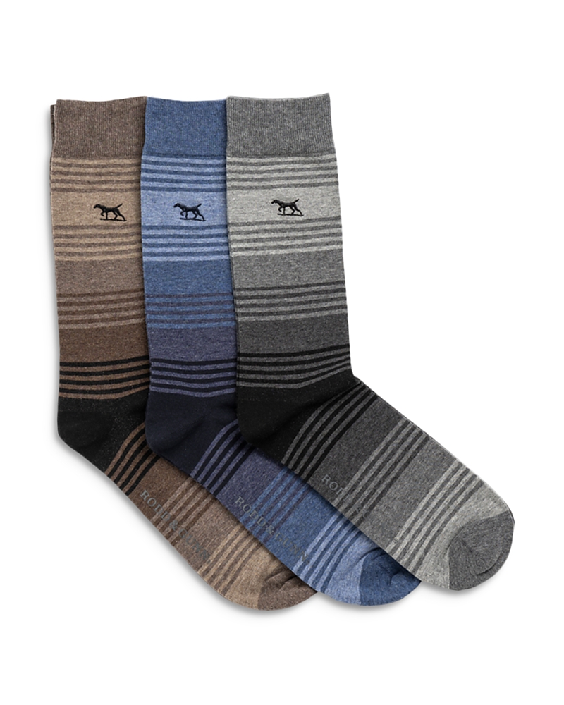 Rodd & Gunn Stratford Stripes Sock 3 Pack In Multi