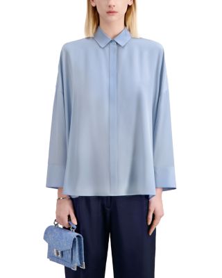 The Kooples Silk Oversized Shirt