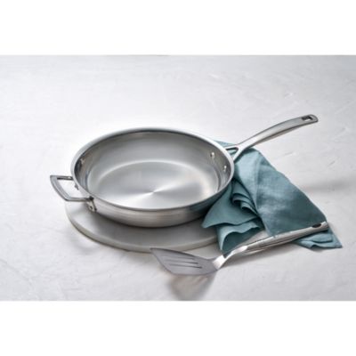 Stainless Steel 3.5-Quart Saucier Pan With Lid
