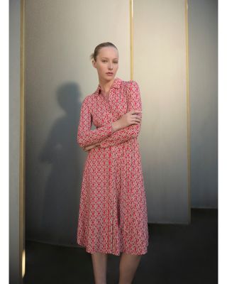 Clarice Jersey Collared Dress