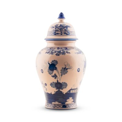 Ginori 1735 Oriente Italiano Large Potiche Vase with Cover