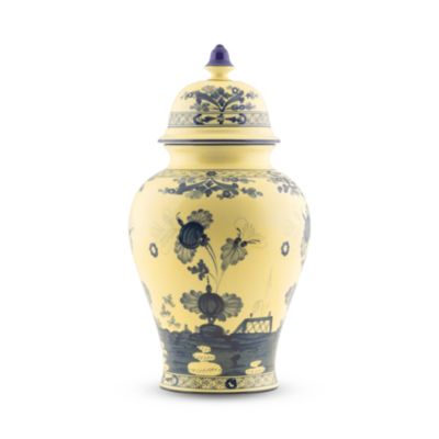 Ginori 1735 Oriente Italiano Large Potiche Vase with Cover