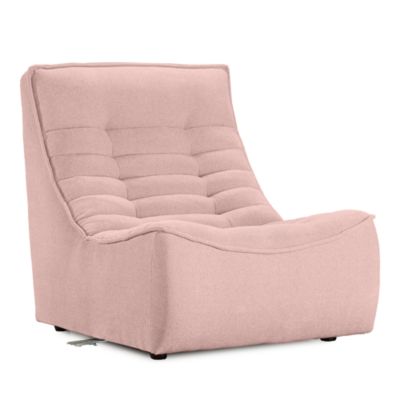 Trattino Armless Fabric Chair